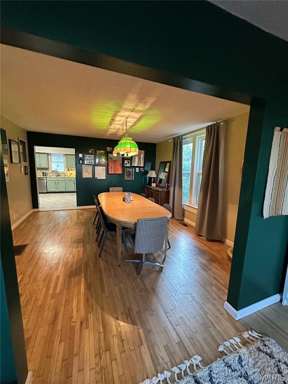325 N Prairie St, Greenville, IL 62246 - dining room featuring wood finished floors