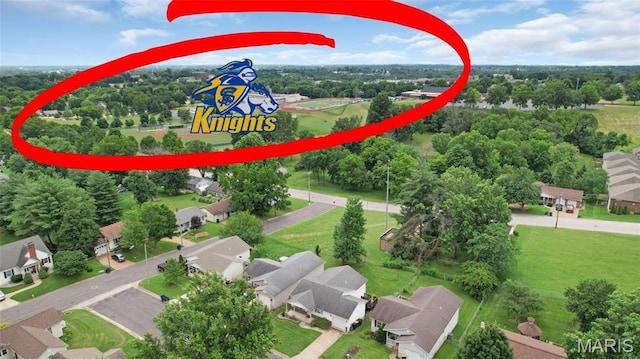 1222 W 8th St, Washington, MO 63090 - aerial view of residential area