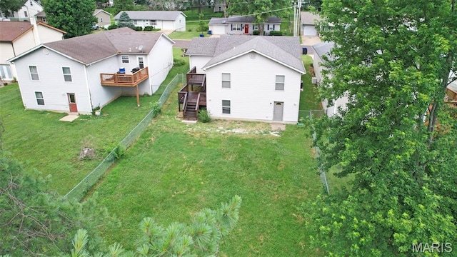 1222 W 8th St, Washington, MO 63090 - aerial view of residential area