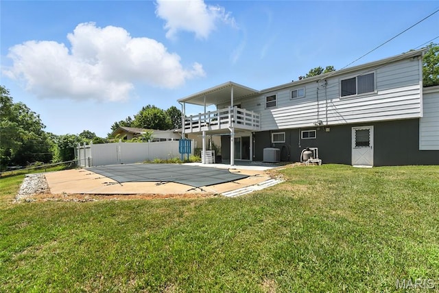 1918 Lone Pine Dr, Arnold, MO 63010 - rear view of property featuring a balcony and a patio