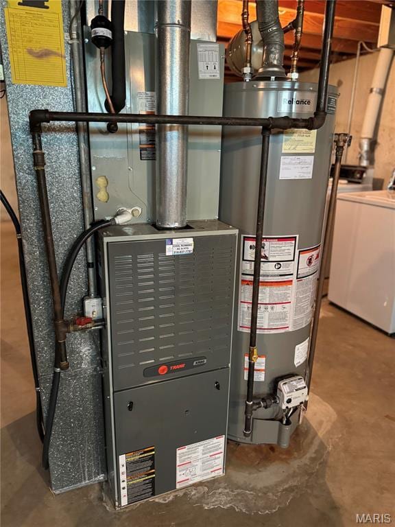 11646 Esperanza Dr, Florissant, MO 63033 - utilities with gas water heater and washer / clothes dryer