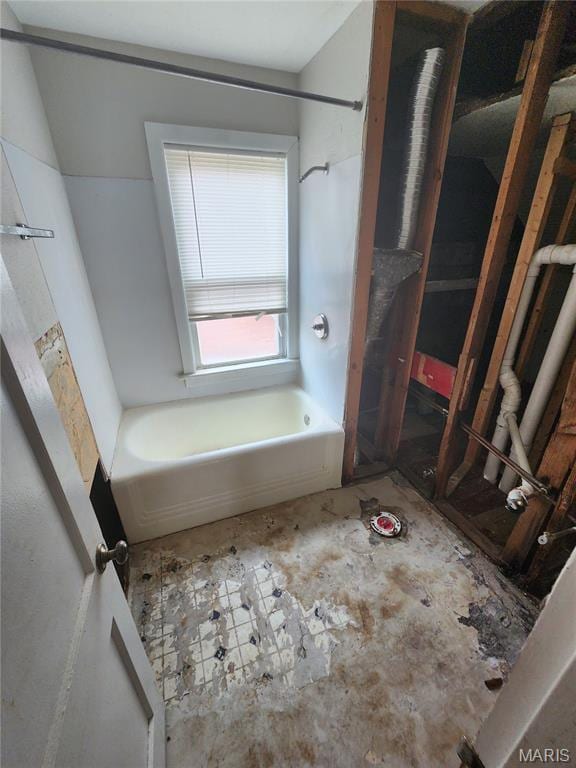 3309 Calvert Ave, Breckenridge Hills, MO 63114 - bathroom featuring shower / bathtub combination