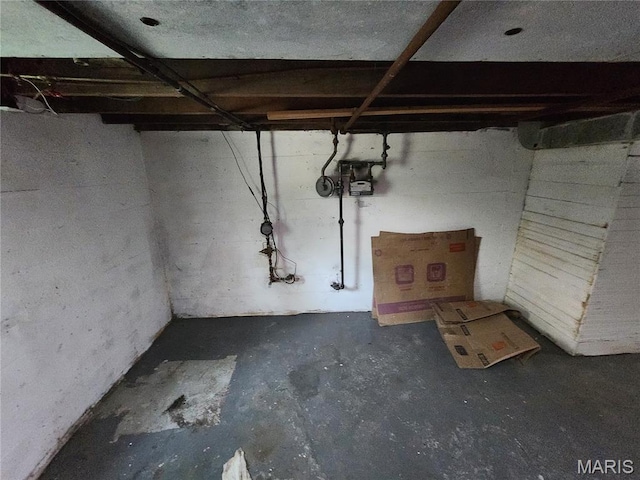 3309 Calvert Ave, Breckenridge Hills, MO 63114 - view of unfinished below grade area