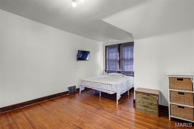 125 N 41st St, Belleville, IL 62226 - bedroom with hardwood / wood-style floors and baseboards