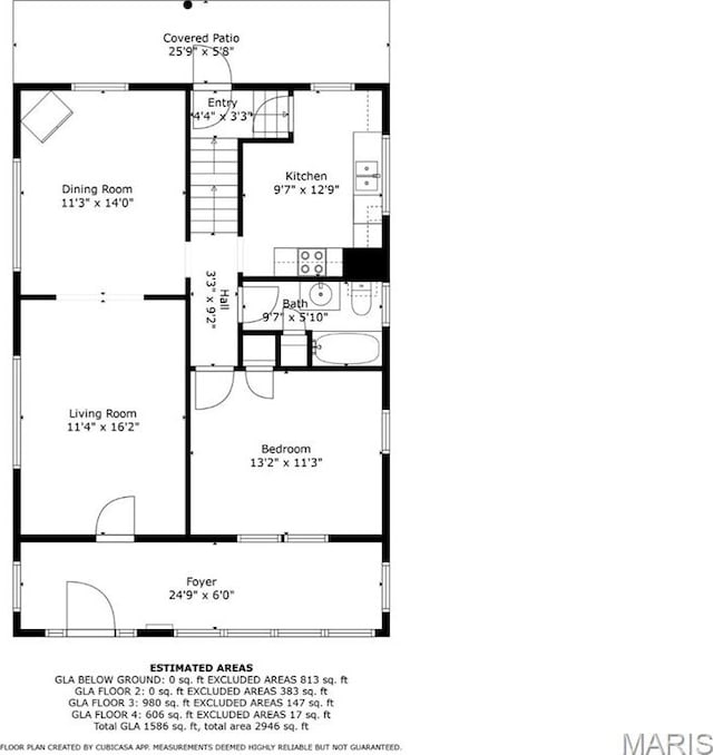 125 N 41st St, Belleville, IL 62226 - view of property floor plan