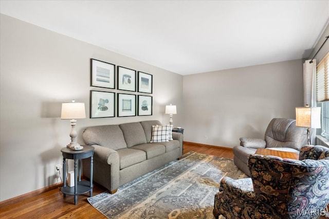 8822 Crest Oak Ln, Saint Louis, MO 63126 - living room with wood finished floors and baseboards
