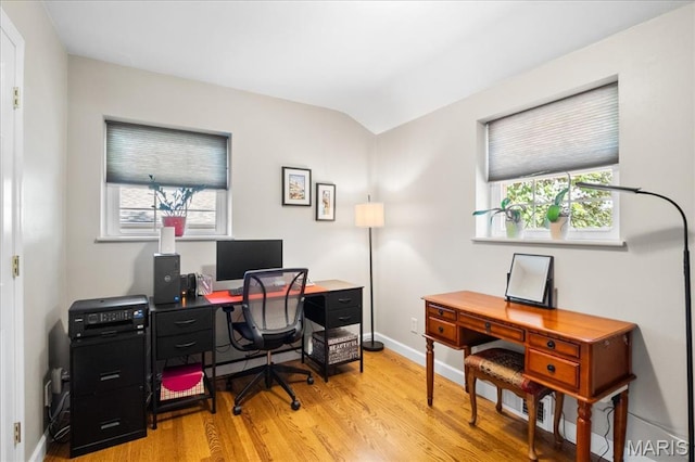 8822 Crest Oak Ln, Saint Louis, MO 63126 - office space featuring light wood finished floors and baseboards