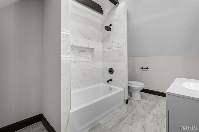 5123 Wicklow Pl, Saint Louis, MO 63111 - bathroom featuring vanity and shower / tub combination