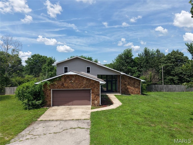 20055 Simmons Rd, Waynesville, MO 65583 - view of front of home featuring driveway and stone siding