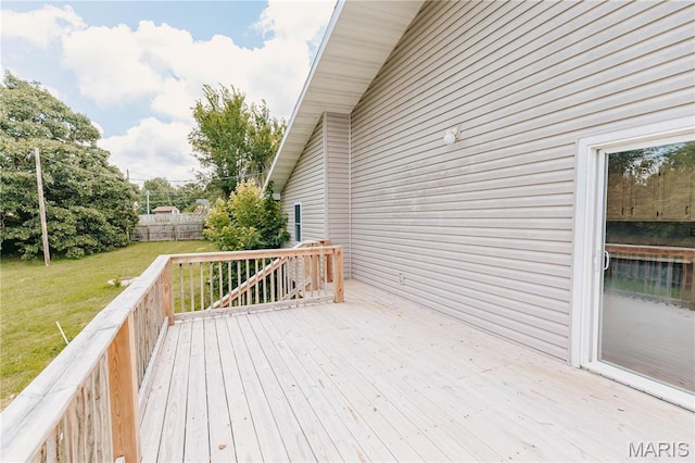 20055 Simmons Rd, Waynesville, MO 65583 - deck featuring a lawn