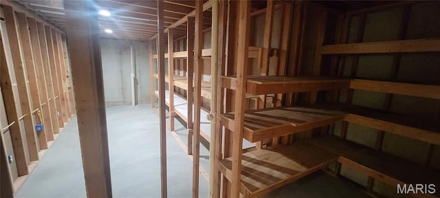 11112 Morrow Dr, Saint Ann, MO 63074 - miscellaneous room with concrete floors