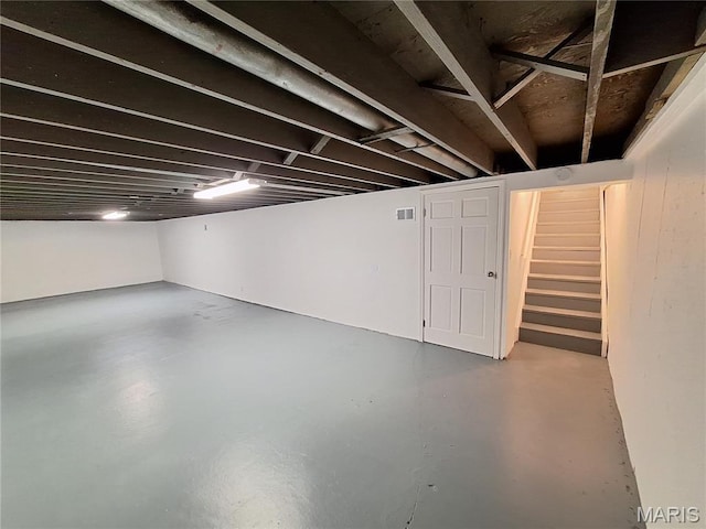2465 Stoney End Ct, Florissant, MO 63031 - finished basement featuring stairway