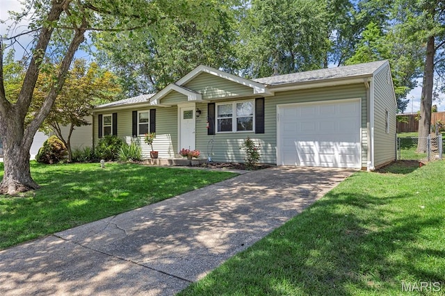 4035 Mary Ridge Ln, Saint Charles, MO 63304 - ranch-style home with driveway and an attached garage