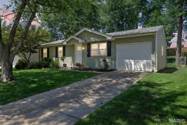 4035 Mary Ridge Ln, Saint Charles, MO 63304 - single story home featuring a garage and concrete driveway