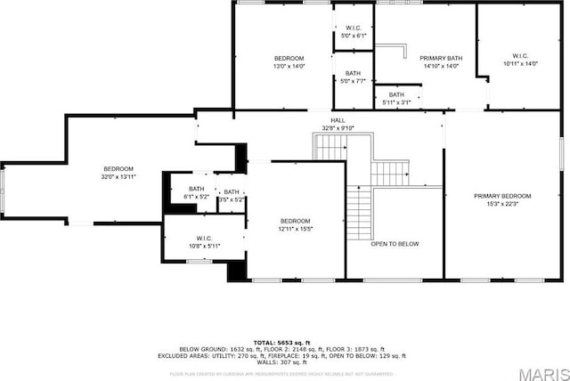 14703 Kulkarni Ct, Chesterfield, MO 63017 - view of room layout