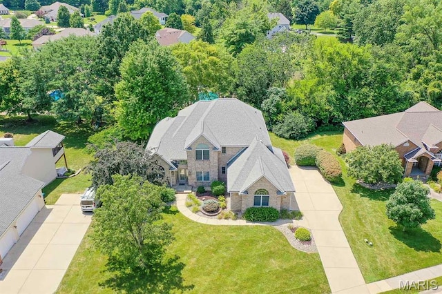 15 Fox Mill Dr, Maryville, IL 62062 - view from above of property