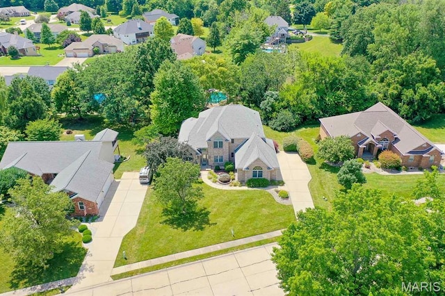 15 Fox Mill Dr, Maryville, IL 62062 - view from above of property