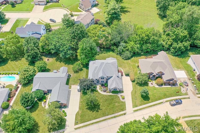 15 Fox Mill Dr, Maryville, IL 62062 - aerial view of residential area