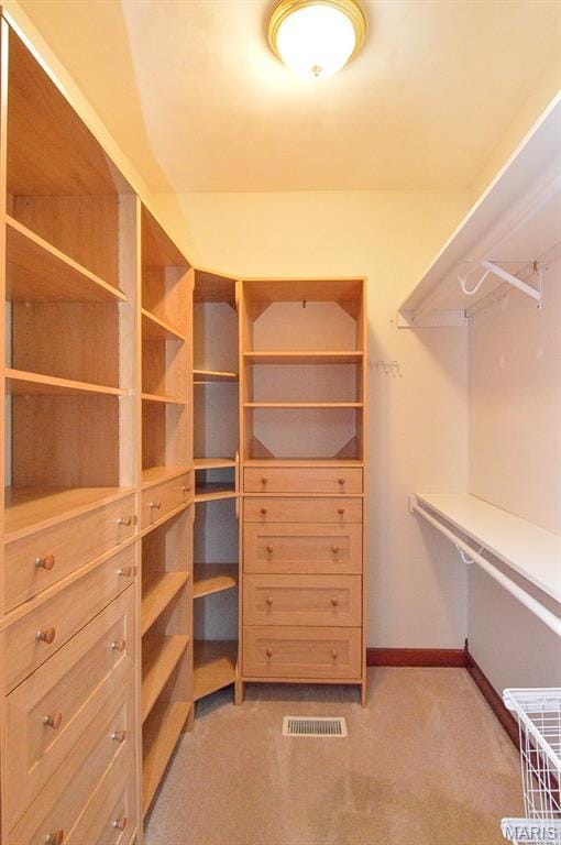 15 Fox Mill Dr, Maryville, IL 62062 - walk in closet featuring light carpet