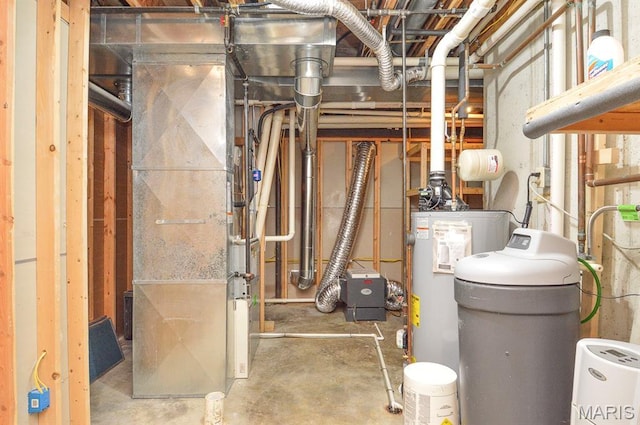 15 Fox Mill Dr, Maryville, IL 62062 - utility room with water heater