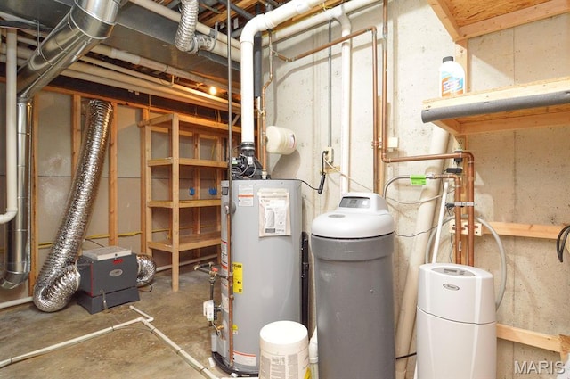 15 Fox Mill Dr, Maryville, IL 62062 - utility room with water heater
