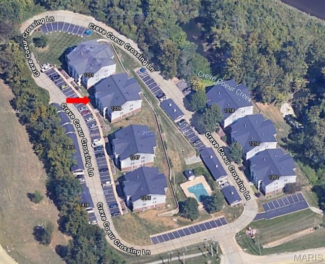1239 Creve Coeur Crossing Ln Unit C, Chesterfield, MO 63017 - map of property location