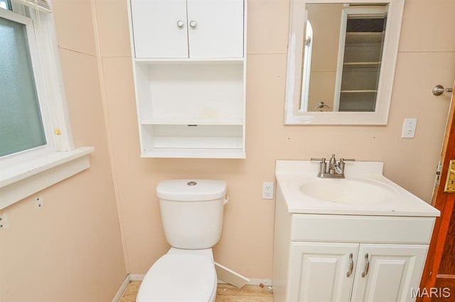 314 N 6th St, Mascoutah, IL 62258 - bathroom featuring vanity and toilet