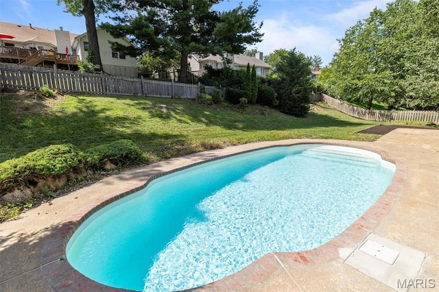 17 Beaujolais Dr, Florissant, MO 63031 - view of pool featuring a fenced backyard