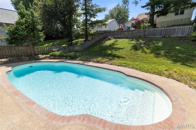 17 Beaujolais Dr, Florissant, MO 63031 - view of swimming pool featuring a fenced backyard