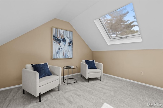 17 Beaujolais Dr, Florissant, MO 63031 - sitting room with vaulted ceiling and carpet flooring