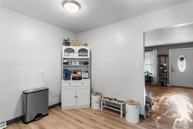 432 N 9th St, Mascoutah, IL 62258 - miscellaneous room with light wood-style floors