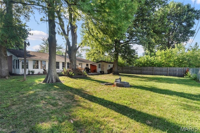 432 N 9th St, Mascoutah, IL 62258 - view of fenced backyard