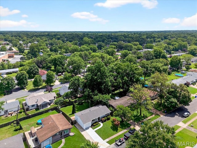 265 Francisca Dr, Florissant, MO 63031 - aerial perspective of suburban area