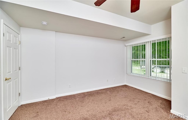 1939 N Rock Church Rd, Troy, MO 63379 - unfurnished room with carpet floors and a ceiling fan