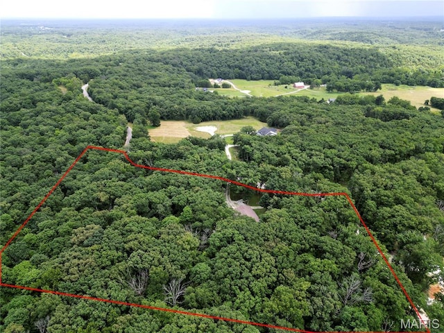 1939 N Rock Church Rd, Troy, MO 63379 - view of property location with property parcel outlined