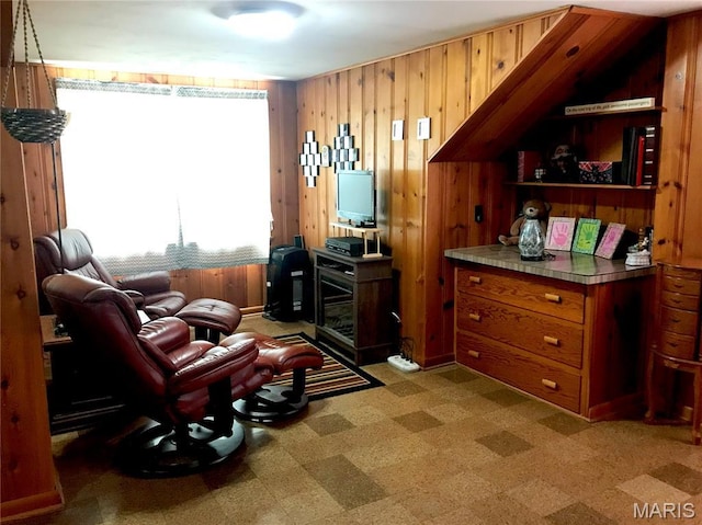 103 Maupin Ave, New Haven, MO 63068 - sitting room with light flooring and wood walls