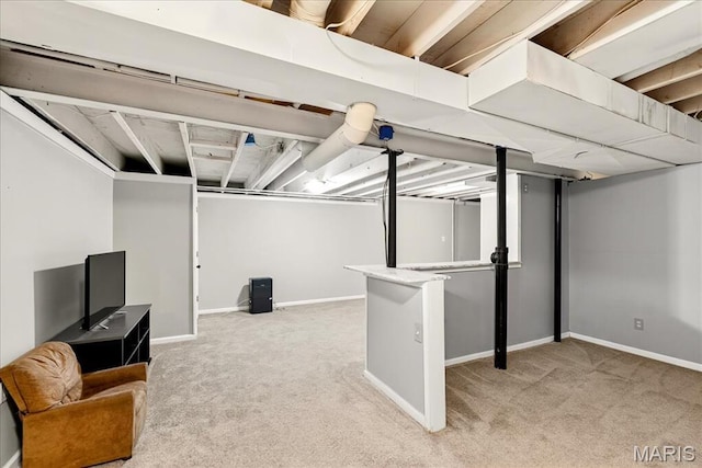 219 Royalltrail Ln, Saint Charles, MO 63368 - finished basement featuring carpet floors
