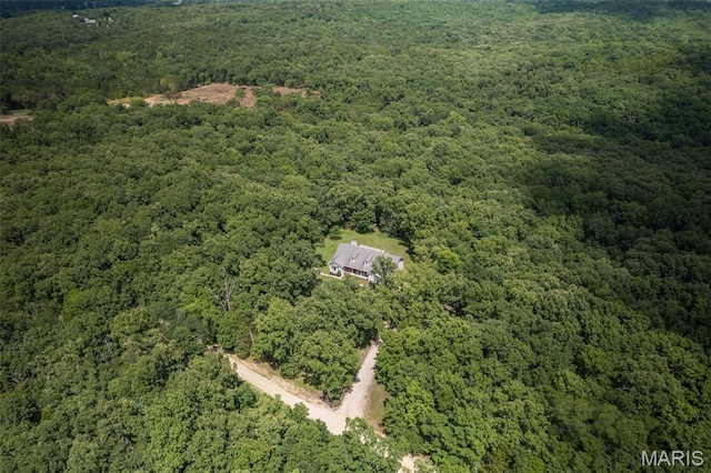 318 Doe Run Ln, Bonne Terre, MO 63628 - drone / aerial view of a forest