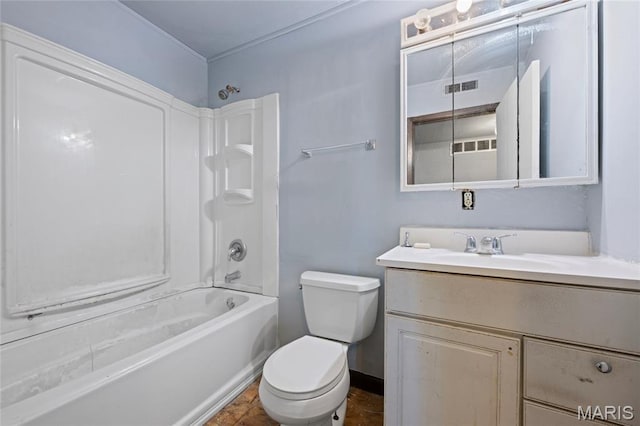 2239 University St, Saint Louis, MO 63107 - full bathroom featuring vanity and bathtub / shower combination