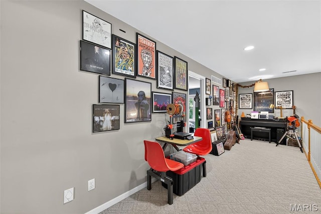 156 Bluffview Dr, Troy, MO 63379 - office space featuring carpet and recessed lighting