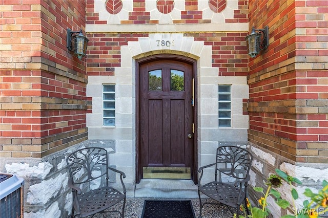 7801 Delmar Blvd Unit 2W, University City, MO 63130 - property entrance with brick siding
