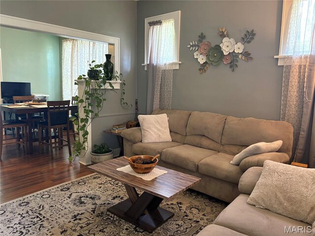 2425 State St, Granite City, IL 62040 - living area with wood finished floors
