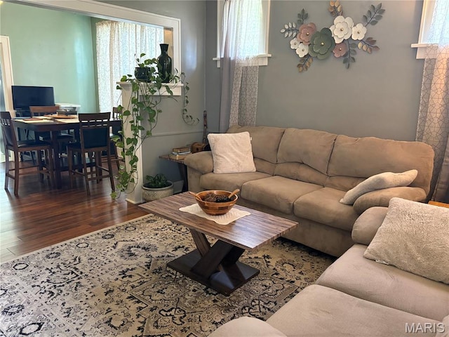 2425 State St, Granite City, IL 62040 - living room with wood finished floors and plenty of natural light