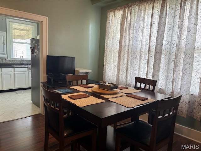 2425 State St, Granite City, IL 62040 - dining area featuring wood finished floors