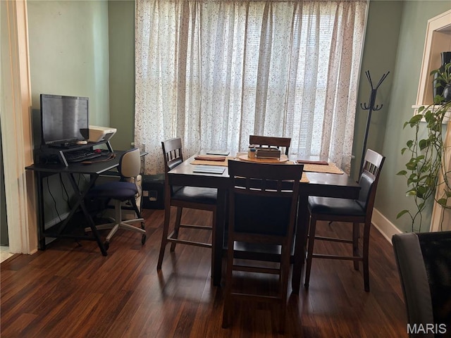 2425 State St, Granite City, IL 62040 - dining area with wood finished floors and baseboards