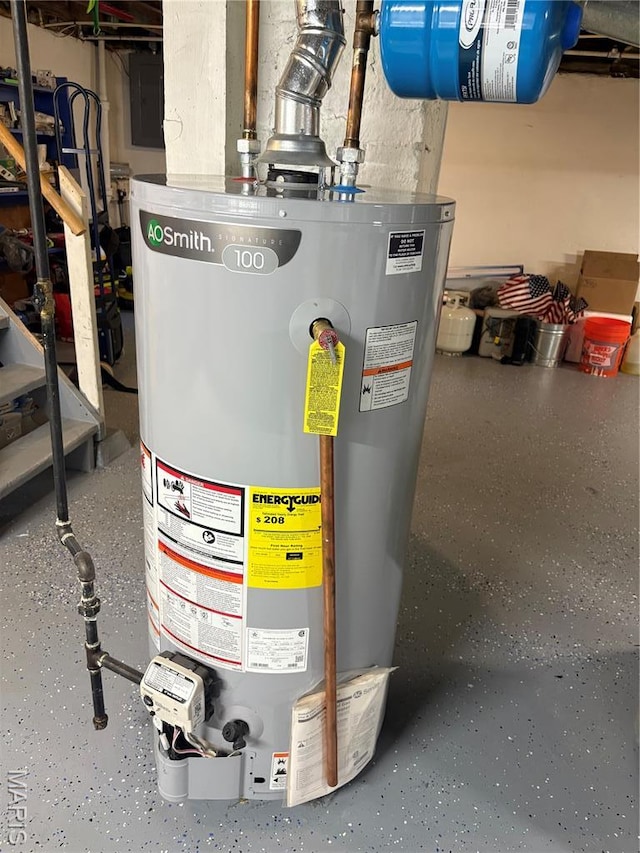 2425 State St, Granite City, IL 62040 - utility room with gas water heater and electric panel