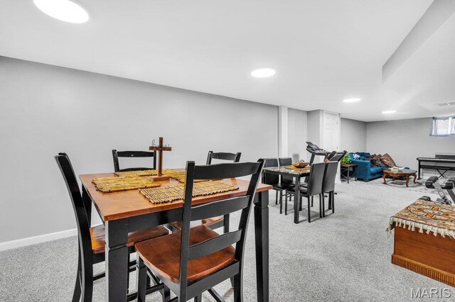 3711 Ashby Rd, Saint Ann, MO 63074 - carpeted dining room with recessed lighting