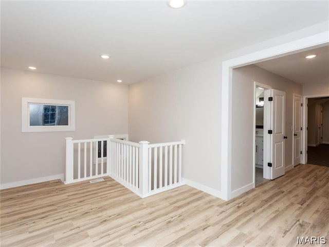 24925 State Route Mm, Farmington, MO 63640 - empty room with light wood-type flooring and recessed lighting