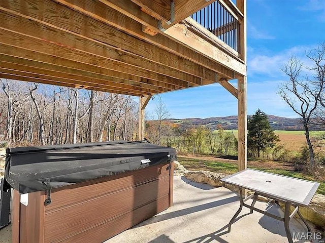 24925 State Route Mm, Farmington, MO 63640 - view of patio featuring a hot tub