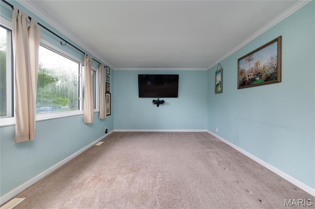 1340 Central Pkwy, Florissant, MO 63031 - carpeted spare room featuring ornamental molding and baseboards